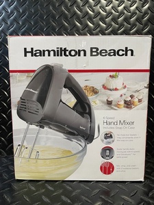 lot 331 image: Hamilton Beach Hand Mixer 6-Speed - Snap-On Case Included