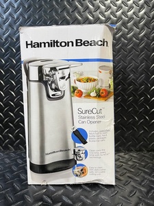 lot 347 image: Hamilton Beach SureCut Stainless Steel Can Opener