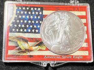 lot 06 image: 2019 AMERICAN SILVER EAGLE 1 TROY OZ .999 FINE SILVER IN CASE