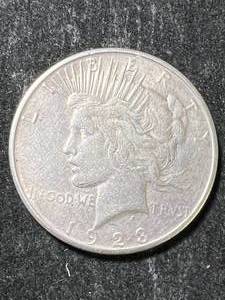 lot 07 image: 1923-S US PEACE SILVER DOLLAR