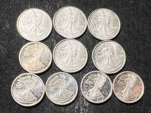 lot 26 image: 1 TROY OZ .999 FINE SILVER FRACTIONAL PIECES