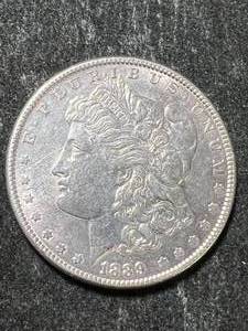 lot 36 image: 1889 US MORGAN SILVER DOLLAR
