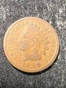 lot 52 image: 1896 US INDIAN HEAD CENT