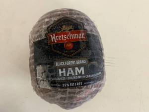 lot 375 image: G. K. Kretchmar Black Forest Brand HamApprox 6-8lbs-Boneless -Ready for carving