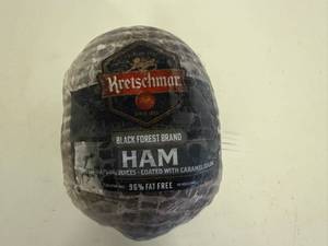 lot 379 image: G. K. Kretchmar Black Forest Brand HamApprox 6-8lbs-Boneless -Ready for carving