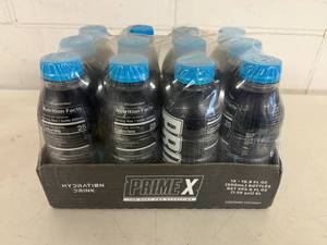 lot 157 image: 12x 16.90z PrimeX Blue (Cherry Freeze-per Google Search)