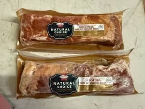 lot 116 image: EE. 2x 1lb Hormel Natural Thick Cut Bacon