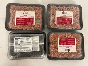 lot 298 image: I. 3x 19oz Mild Italian Sausage