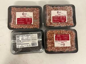 lot 301 image: I. 3x 19oz Mild Italian Sausage