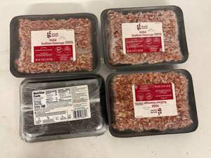 lot 302 image: I. 3x 19oz Mild Italian Sausage