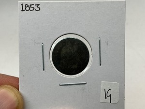 lot 19 image: 1853 Silver Seated Dime