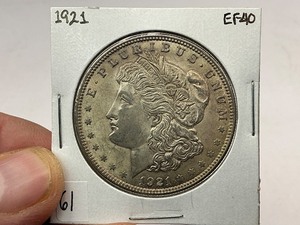 lot 61 image: 1921 Morgan Silver Dollar