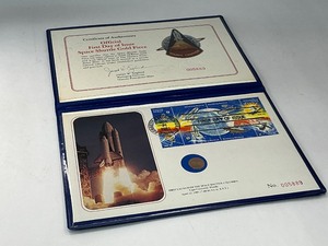 lot 57 image: Official First Day of Issue Space Shuttle Commemorative Folio