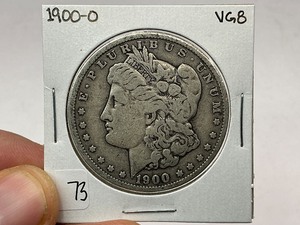 lot 73 image: 1900-O Morgan Silver Dollar
