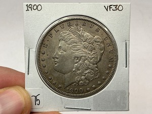 lot 75 image: 1900 Morgan Silver Dollar