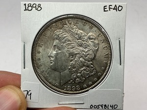 lot 79 image: 1898 Morgan Silver Dollar