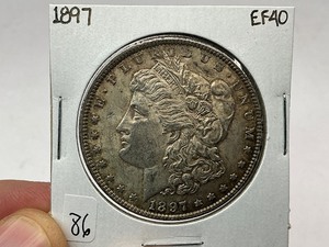 lot 86 image: 1897 Morgan Silver Dollar