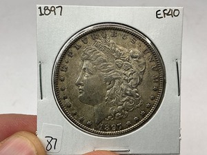 lot 87 image: 1897 Morgan Silver Dollar