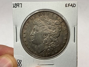 lot 88 image: 1897 Morgan Silver Dollar