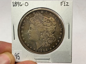 lot 95 image: 1896-O Morgan Silver Dollar