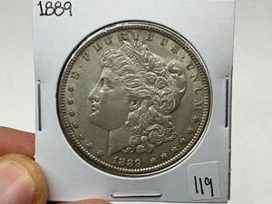 lot 119 image: 1889 Morgan Silver Dollar