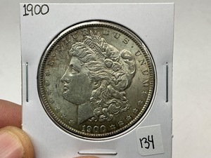lot 134 image: 1900 Morgan Silver Dollar