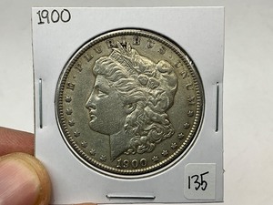 lot 135 image: 1900 Morgan Silver Dollar