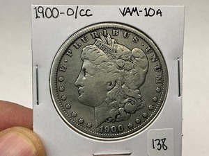 lot 138 image: 1900-OCC Morgan Silver Dollar VAM-10a