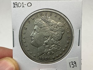 lot 139 image: 1901-O Morgan Silver Dollar