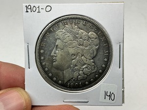 lot 140 image: 1901-O Morgan Silver Dollar