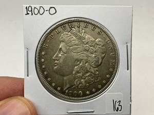 lot 163 image: 1900-O Morgan Silver Dollar