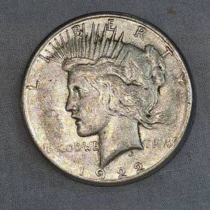 lot 50 image: 1922S Peace Dollar $1
