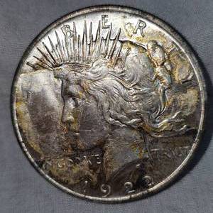 lot 73 image: 1922 Peace Dollar $1