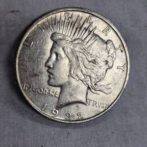1922D Peace Dollar $1-Nice