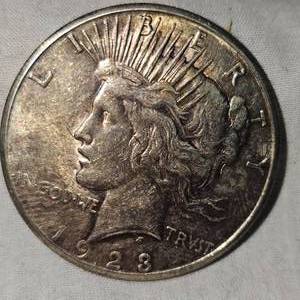 lot 99 image: 1923S Peace Dollar $1