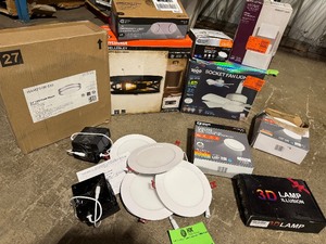 lot 81 image: Lot of assorted lightning various models and conditions customer returns see pictures