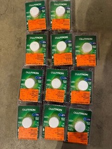 lot 85 image: Lot of Lutron Dalia LED Illuminated Rotary Light Dimmer Switch, 150W LED Bulos Single-Pole or 3-Way, White (RCL-153PNLH-WH)