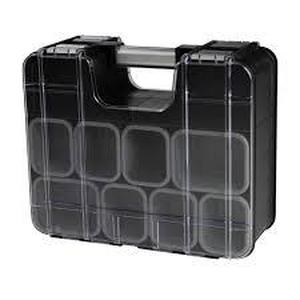 lot 146 image: Husky 33-Compartment Adjustable Double Sided Tool Storage Organizer Customer Returns See Pictures