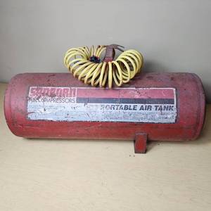 lot 11 image: Sanborn Portable Air Tank with Hose