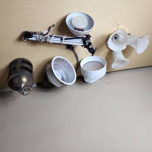 lot 35 image: Variety of Household Lighting Fixtures and Parts