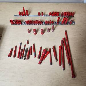 lot 80 image: 38 Drive Sockets and Extensions