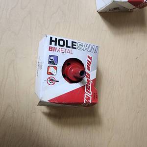 lot 111 image: The Real McCoy Hole Saw Bi-Metal 3-14