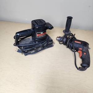 lot 120 image: Craftsman Sander Model 315.11690 and Warrior 12 Hammer DrillDriver