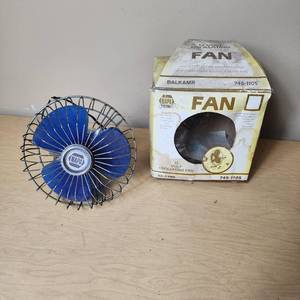lot 133 image: NAPA Balkamp 12 Volt Oscillating Fan Model 745-1105