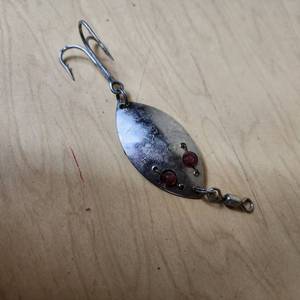 lot 168 image: Acme Tackle Ruby Eye Wiggler #2 Fishing Lure