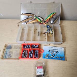 lot 170 image: Weights and Rapalas