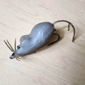 lot 175 image: Mouse-Shaped Fishing Lure with Hook