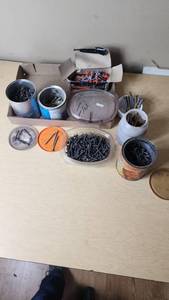 lot 184 image: Assorted Screws and Fasteners Including Various Sizes