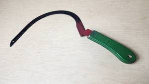 lot 279 image: Hay Hook with Curved Metal Blade