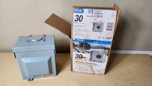lot 300 image: Eaton 30 Amp RV Power Outlet Box CHU4S 120240 VAC